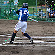 チーム神奈川、最初のヒットはレフトオーバーヒットの#清原選手