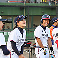 笑顔満点！#坂本(結)選手と#山本選手