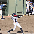 代打平田選手　リーグ初ヒット！