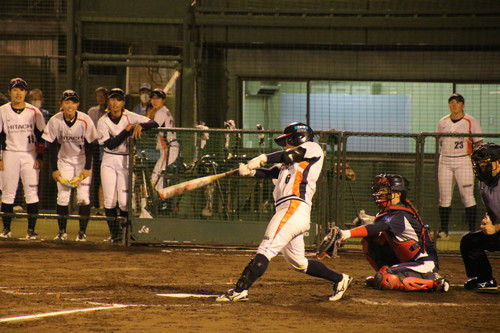 ツーベースヒット！　＃女鹿田選手