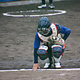 守備入る前のルーティン　＃清原選手