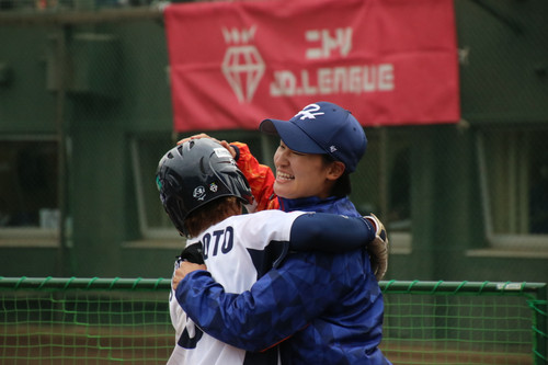 たたえあう二人　＃杉本選手＃藤森選手