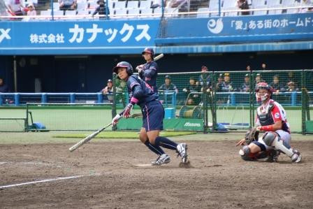 そして私も打った！