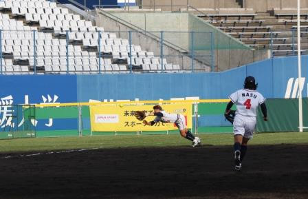 流れを引き戻した田邊選手のファインプレイ！