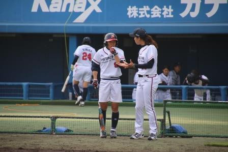 打席に立つ前に