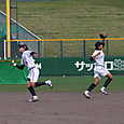 守備も連係！