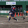 ライト線上への見事なツーベース！倉本選手！