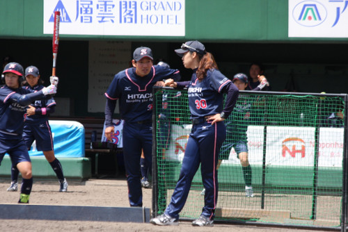鈴木監督と笠間コーチで作戦タイム