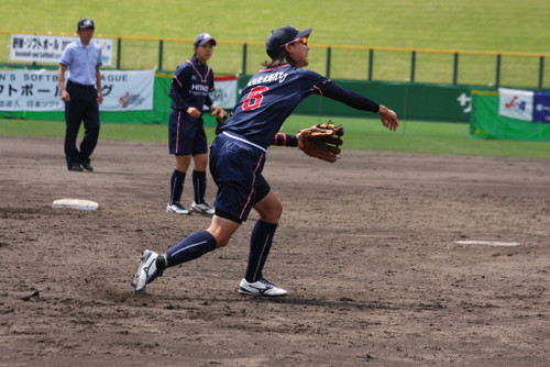 ライナーキャッチ→ポロッ→焦らず一塁へ