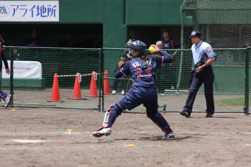 鈴木選手のスローイング！