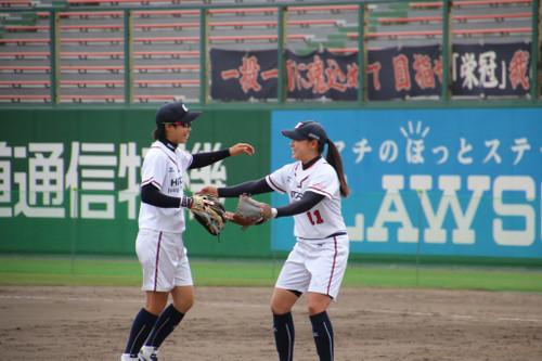 試合後、喜びの抱擁！！