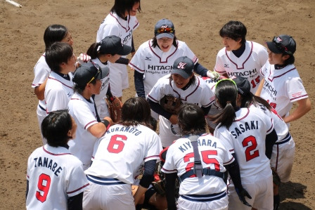 点取るぞ！気合の円陣