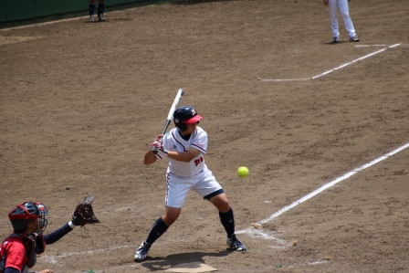 代打で登場の市川選手！