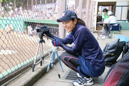 ビデオのセットＯＫ！山口憲子テクニカルスタッフ