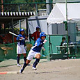 走る走る佐々木選手、３塁打！