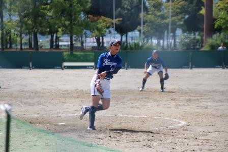 山中投手の好投も光って最後は三者凡退でおさえる