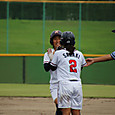 佐々木選手⇒代走　西嶋選手！