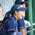 声援を送る鈴木選手