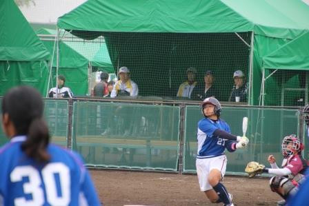 出たー！那須選手のレフトへの特大アーチ