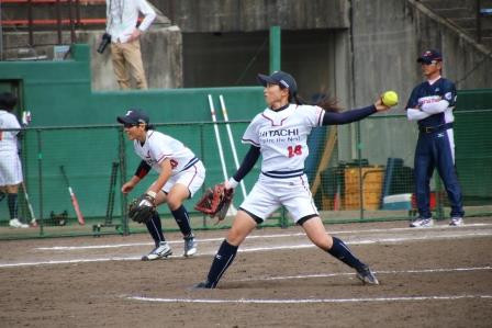 空振り三振を取る気迫のピッチング山中選手