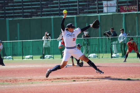 頑張って投げ抜いた小薗投手