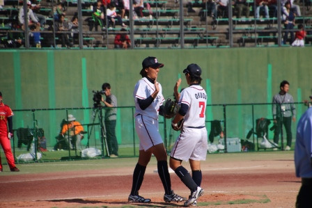 笑顔でタッチ