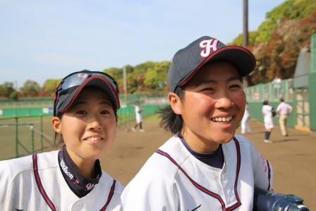 試合後のキャプテン＆副キャプテン