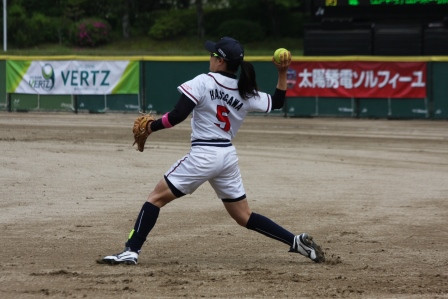 レーザービーム始動！長谷川選手
