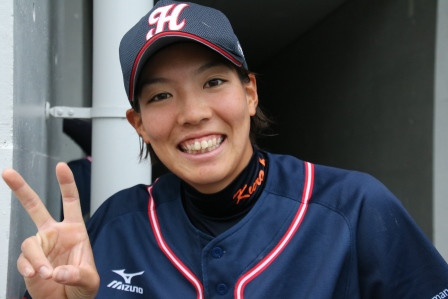 タイムリーを打った倉本選手