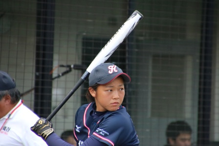 タイミングを合わせている関口選手、準備ばっちり！