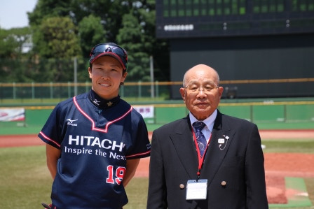 ホームランを放ちMIPに選ばれた山田選手