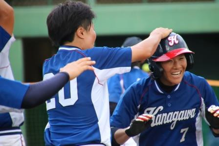 この日２本目のホームラン！絶好調の田邊選手！