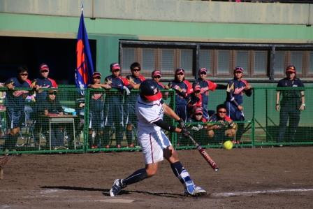 全打点を叩き出し大活躍の林キャプテン！とどめの3ラン！！