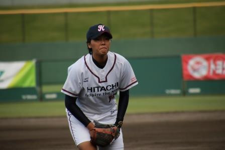 伊予銀行戦、好投の小薗選手