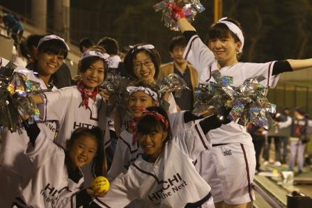 ２日間一緒に応援してくれたチアの皆さん１