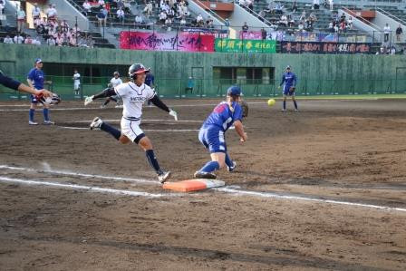 さすが俊足の長谷川選手！