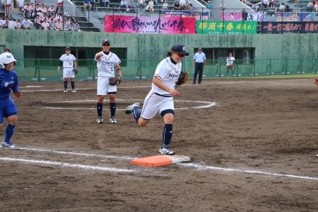 岡村選手も俊足です！