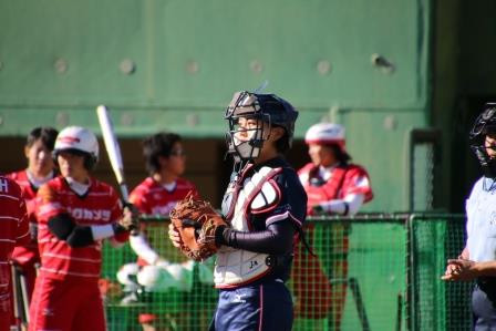 ダイヤモンドのナインを見てチーム状態を見極める清原選手