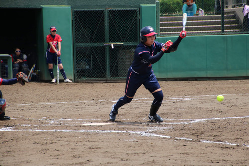 先取点となる貴重なヒット＃清原選手