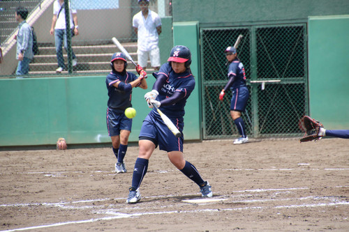 レフト前ヒット！！＃松畑選手