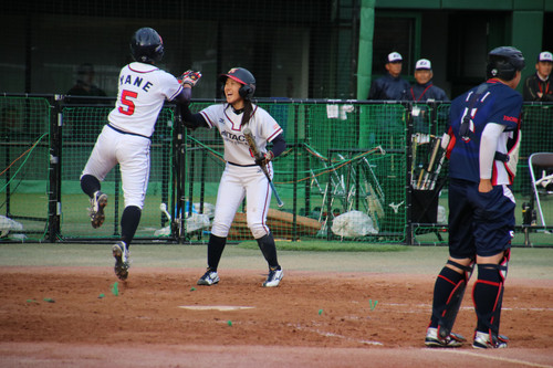 ホームイン！やったね！#屋禰選手#松岡選