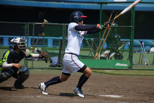 追い上げの狼煙となるか！#山田選手のレフト前ヒット