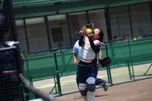 お～らい！キャッチャフライを確実に捕る＃清原選手