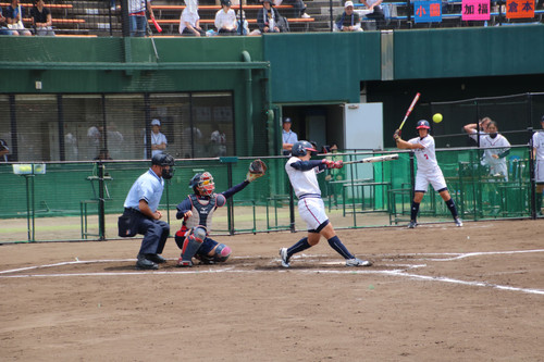 ノーアウト3塁、犠牲フライで追加点を挙げる #松本選手