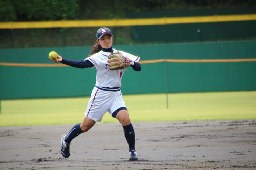 軽快な守備を見せる#那須選手