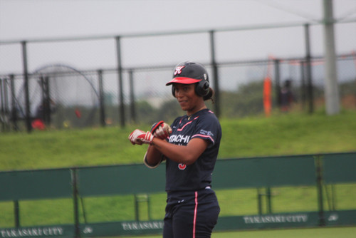 #オカシオ選手２塁で何のポーズでしょう？