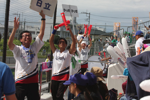 ヒートアップする応援団の応援！