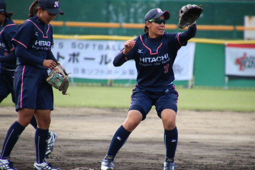 奥田選手、セカンドで試合前守備練習、こちらもいい動きです！