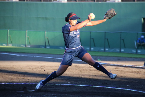 ６表、坂本投手からバトンを受けたオカシオ投手