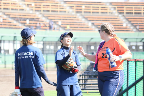 #チーク選手もすっかりチームに溶け込んでいますね！